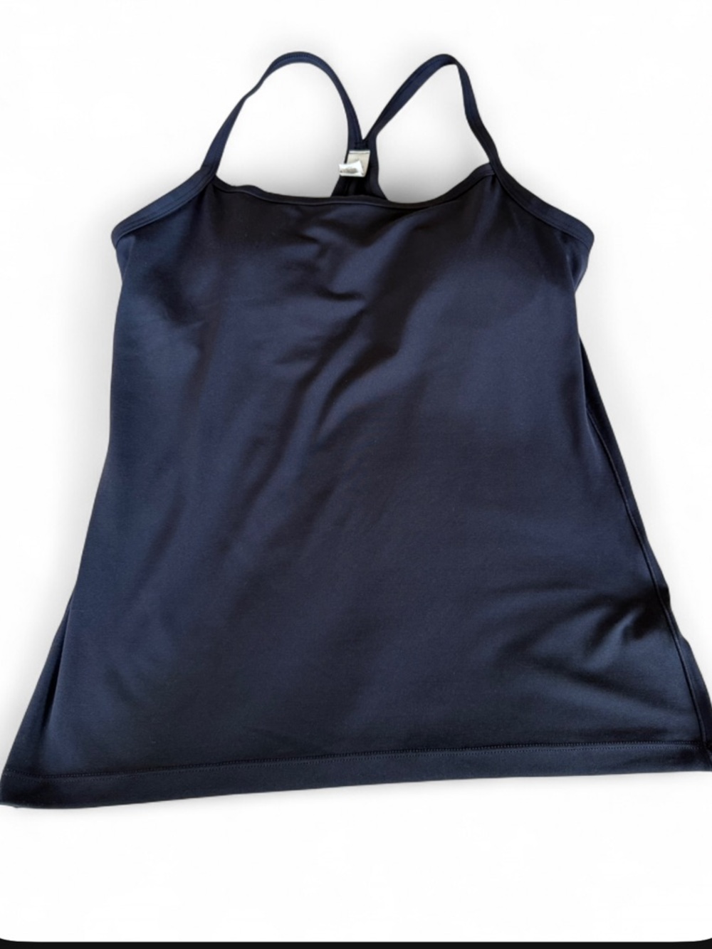 aerie Navy Blue Halter Tank with Built-In Support - Picture 2 of 8